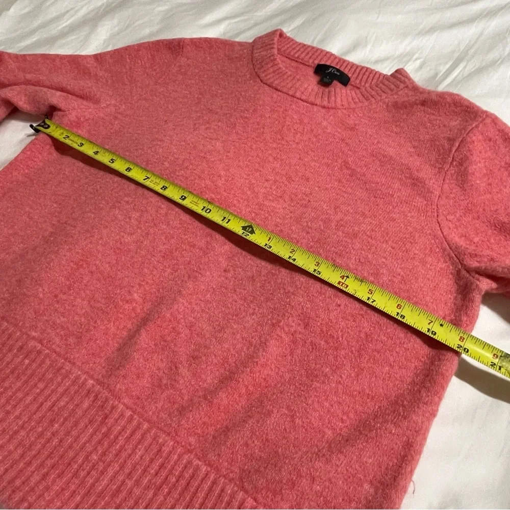 J. Crew - Merino‎ / Alpaca Coral Crew Neck Sweater